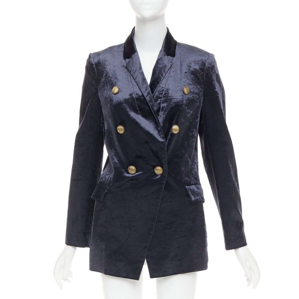 Brunello Cucinelli Navy Cotton Jacket Navy Cotton Very good condition - Front View
