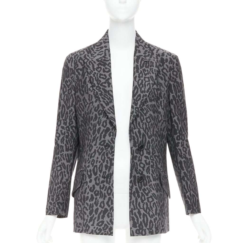 Miu Miu Grey Wool Jacket Grey Wool Very good condition - Inside View