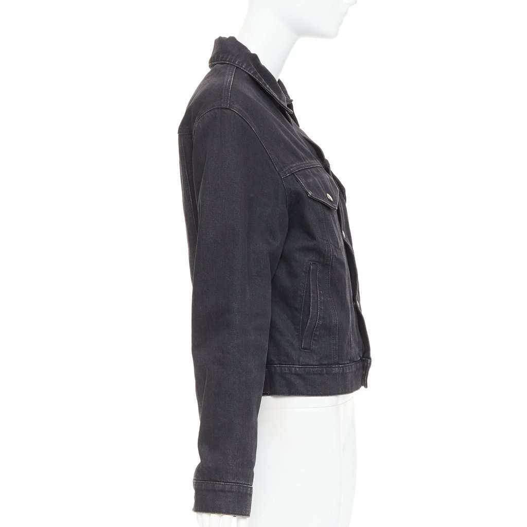 Saint Laurent Black Denim Jacket Black Denim Very good condition - Box View