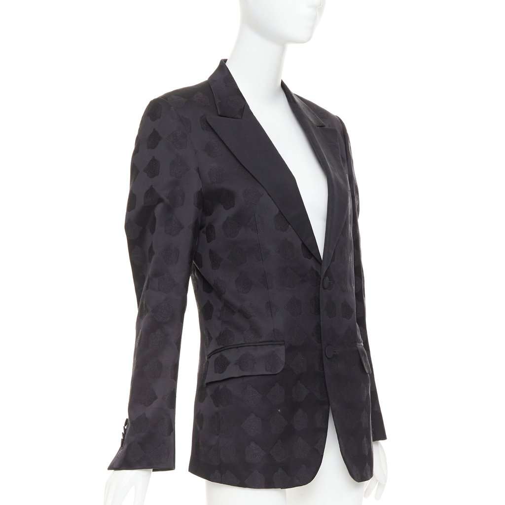 Gucci Black Silk Jacket Black Silk Fair condition - Model View