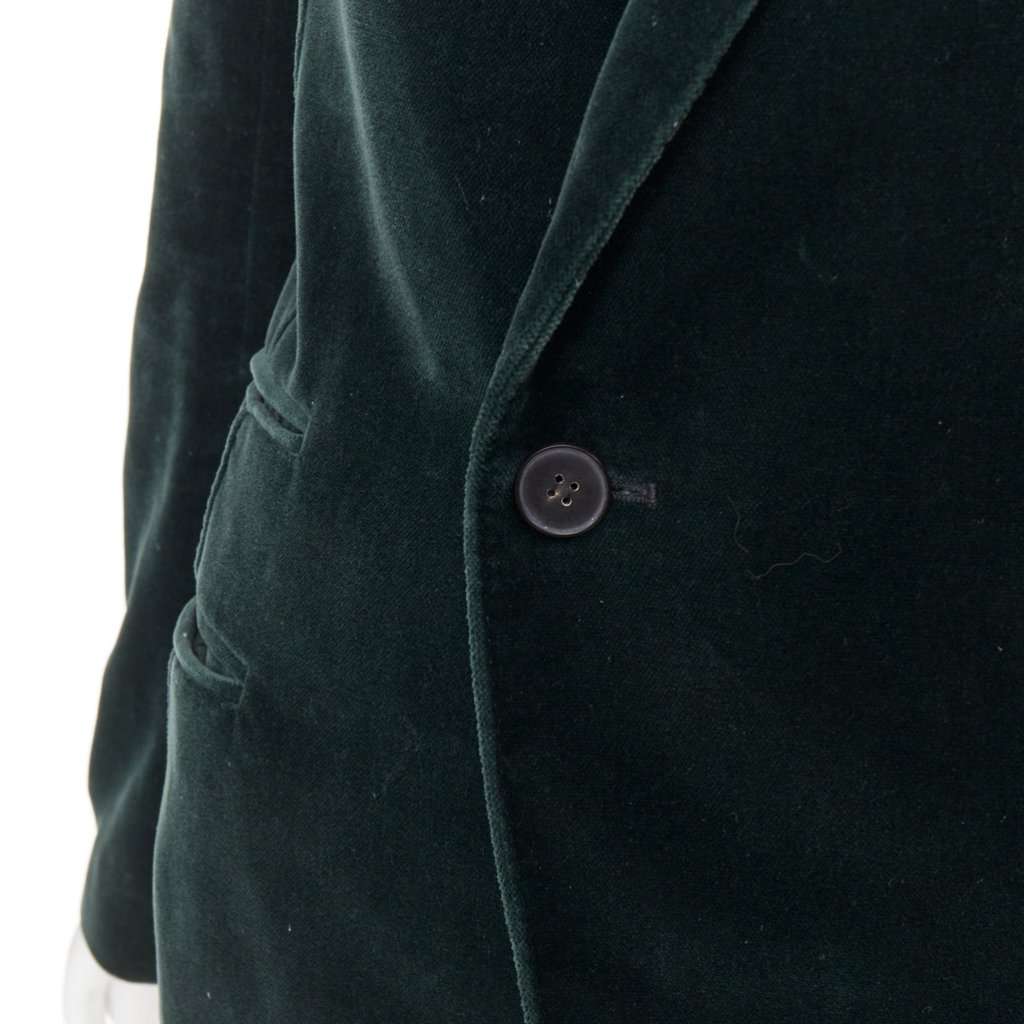Haider Ackermann Green Velvet Jacket Green Velvet Good condition - Back View