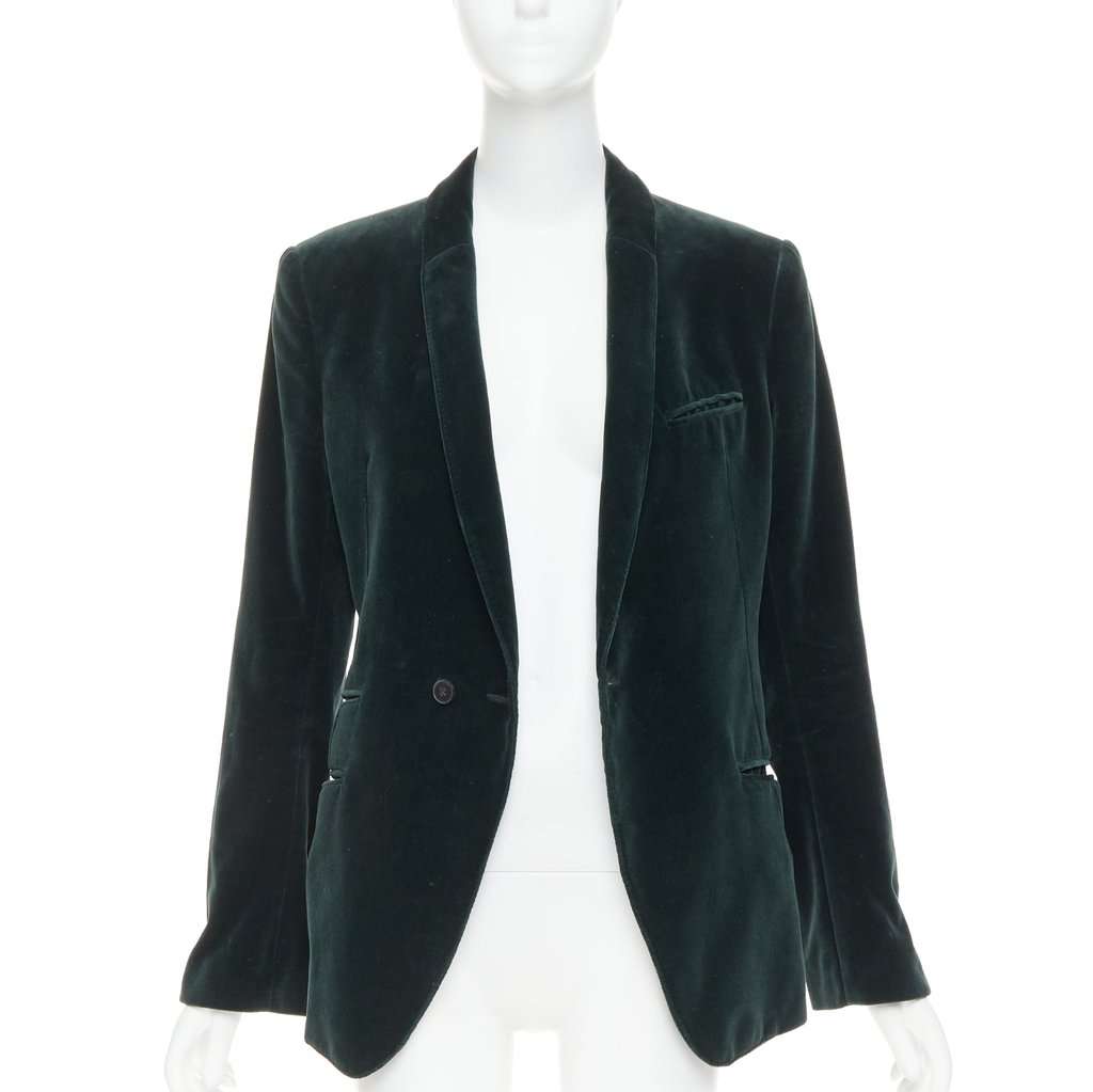 Haider Ackermann Green Velvet Jacket Green Velvet Good condition - Inside View