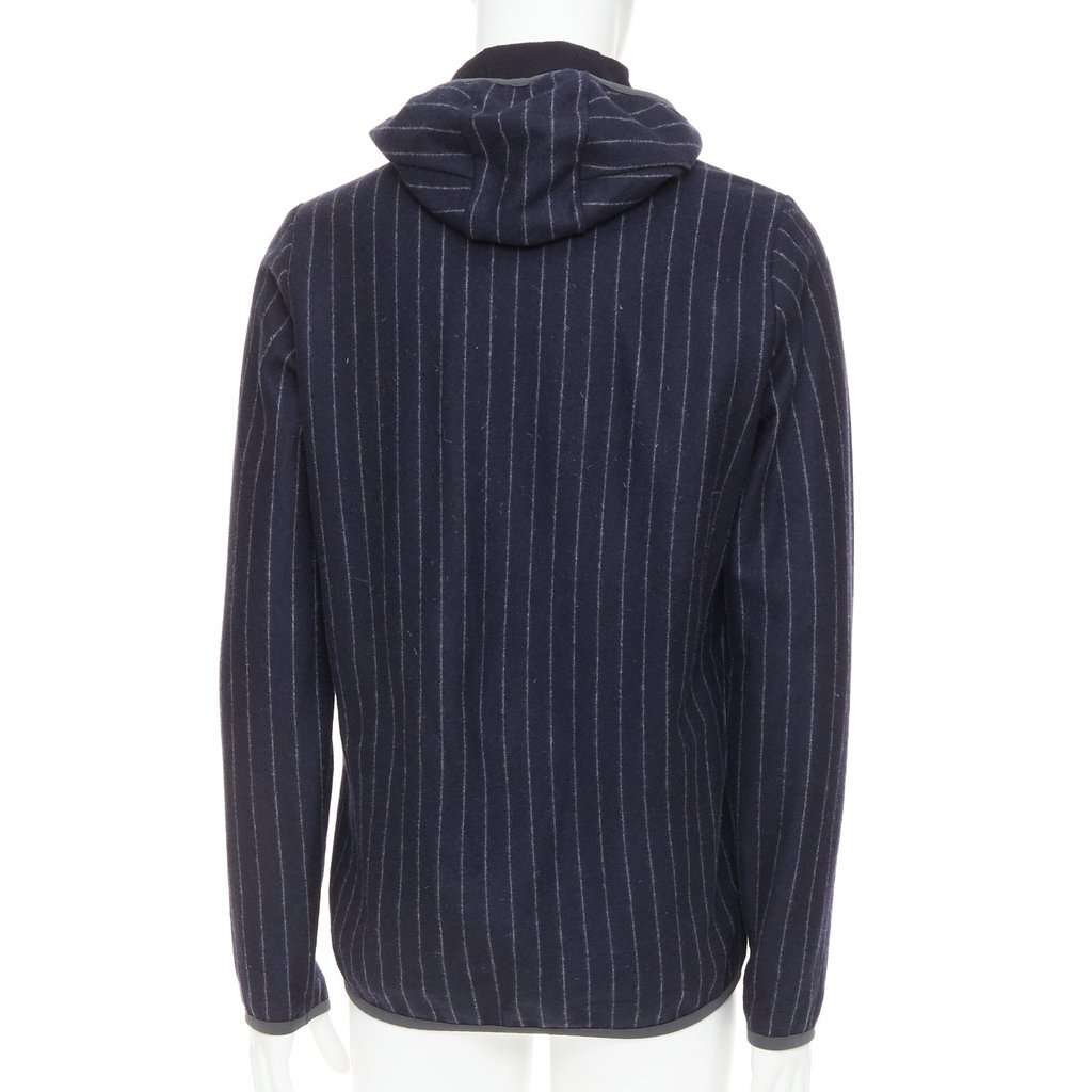 Unsigned Drone Hood Navy Wool Very good condition - Box View
