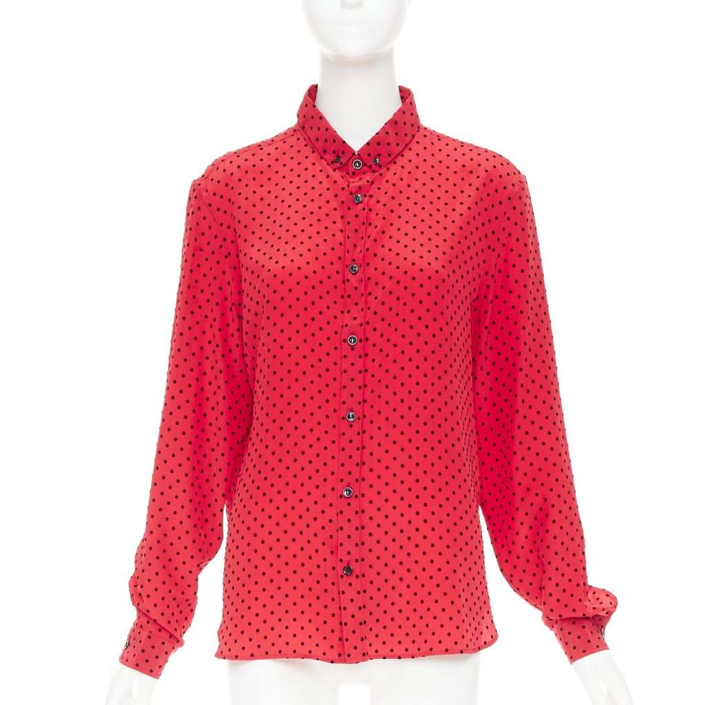 Saint Laurent Red Silk Top Red Silk Very good condition - Front View