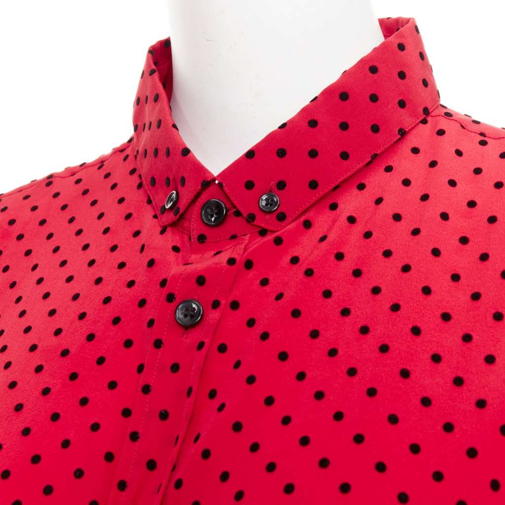 Saint Laurent Red Silk Top Red Silk Very good condition - Back View