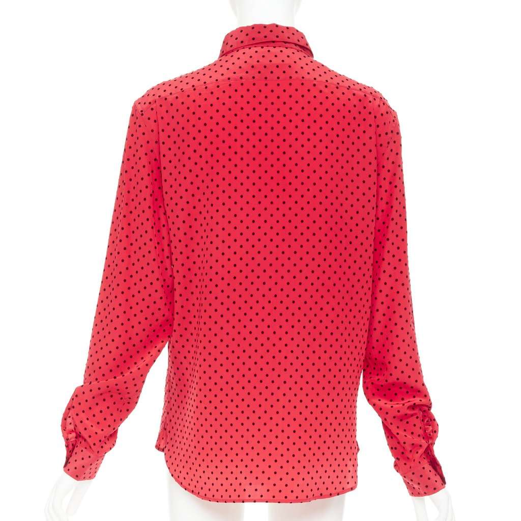 Saint Laurent Red Silk Top Red Silk Very good condition - Box View