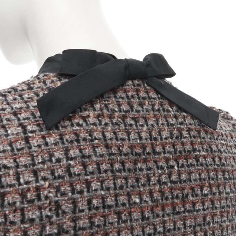 RED VALENTINO GARAVANI Tweed Skirt Set Red Tweed Never worn - Back View