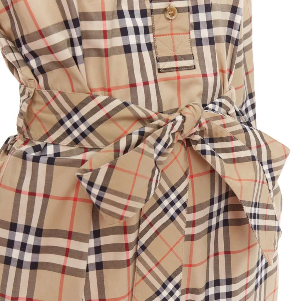 Burberry Brown Cotton Dress Brown Cotton Very good condition - Back View