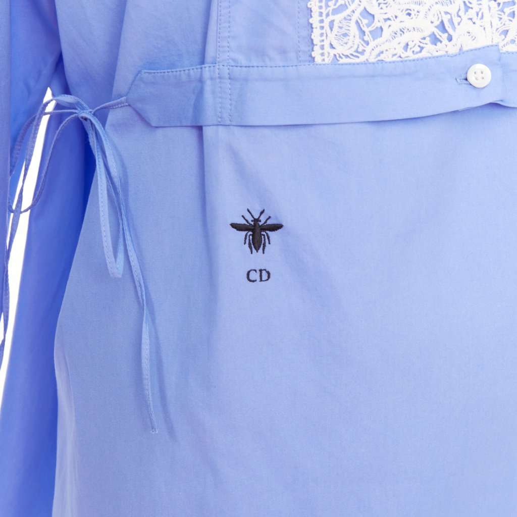 Dior Blue Cotton Dress Blue Cotton Very good condition - Back View