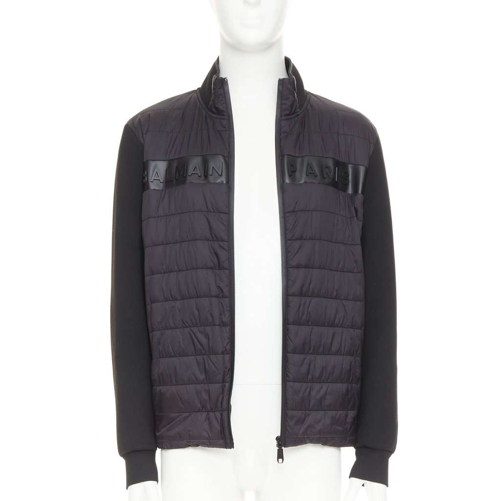 Balmain Black Polyester Coat Black Polyester Good condition - Inside View