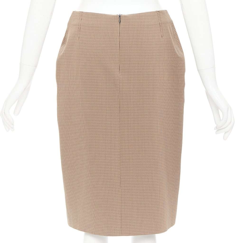 Prada Brown Polyester Skirt Brown Polyester Very good condition - Box View