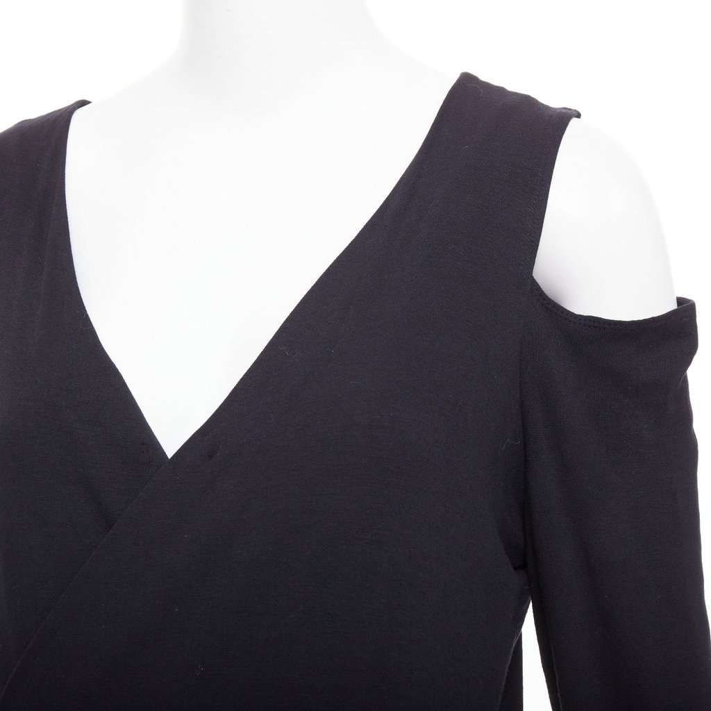 Donna Karan Black Viscose Dress Black Viscose Good condition - Back View