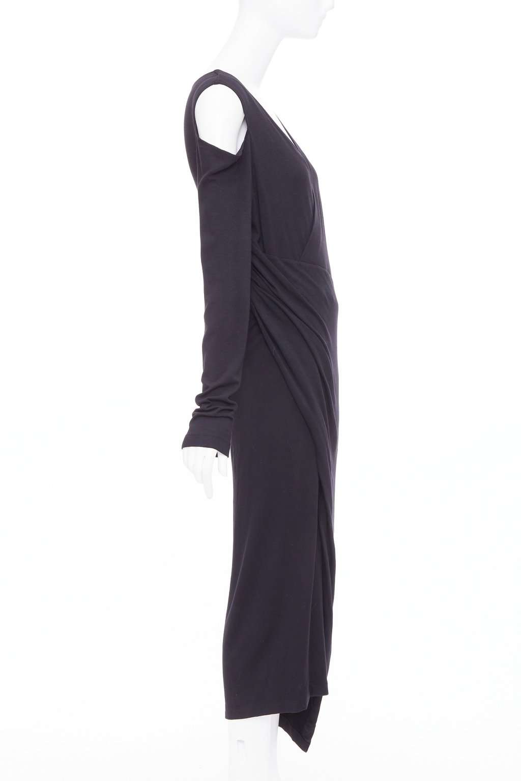 Donna Karan Black Viscose Dress Black Viscose Good condition - Model View