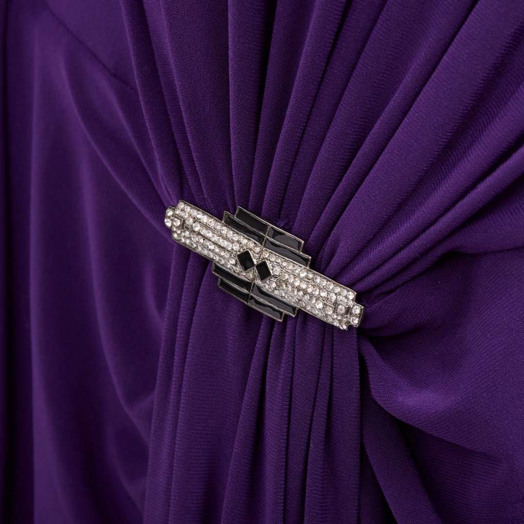 Ralph Lauren Purple Polyester Dress Purple Polyester Never worn, with tag - Back View