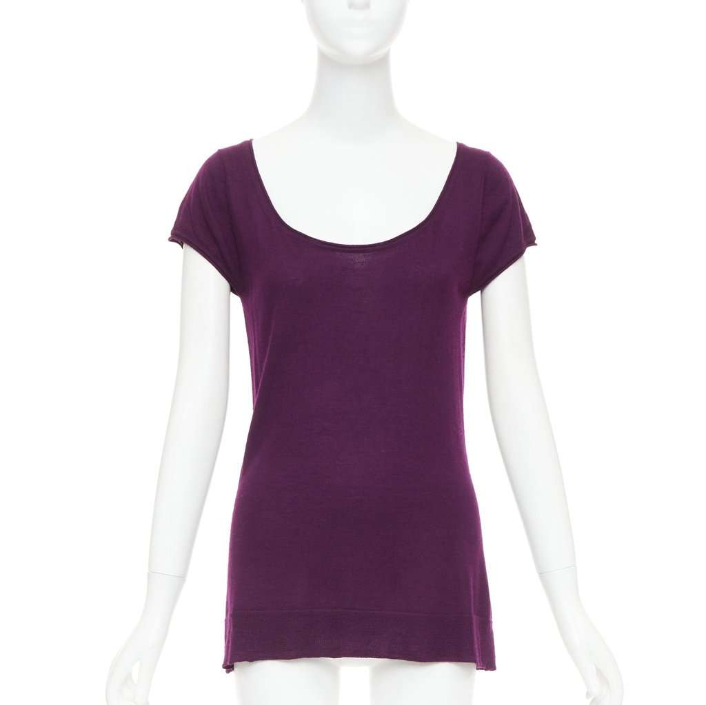Donna Karan Purple Cashmere Knitwear Purple Cashmere Very good condition - Back View