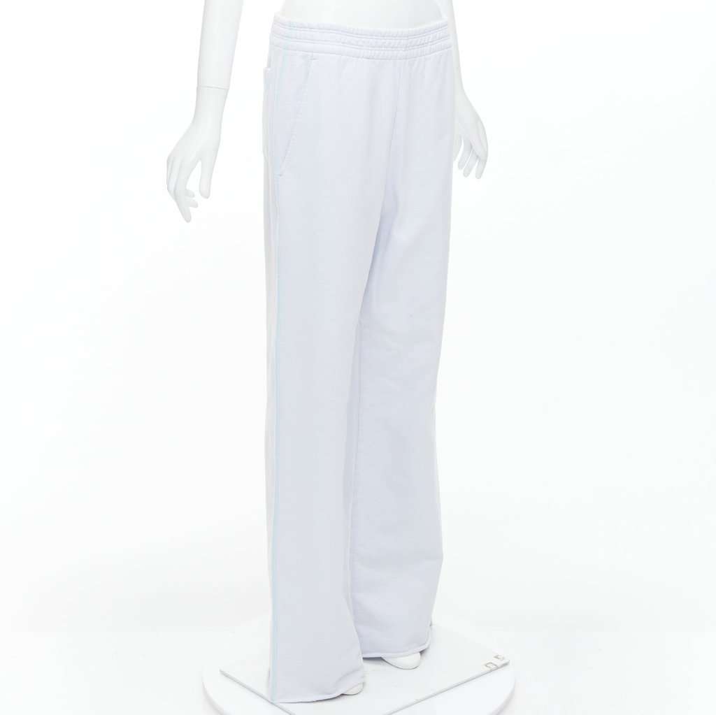 Acne Studios Contrast Stitch Pants Blue Cotton Very good condition - Inside View