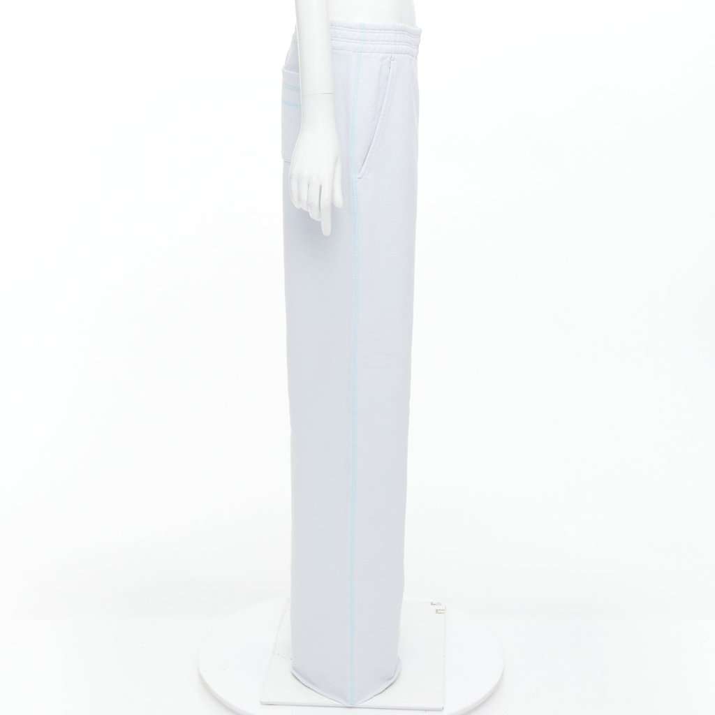 Acne Studios Contrast Stitch Pants Blue Cotton Very good condition - Model View