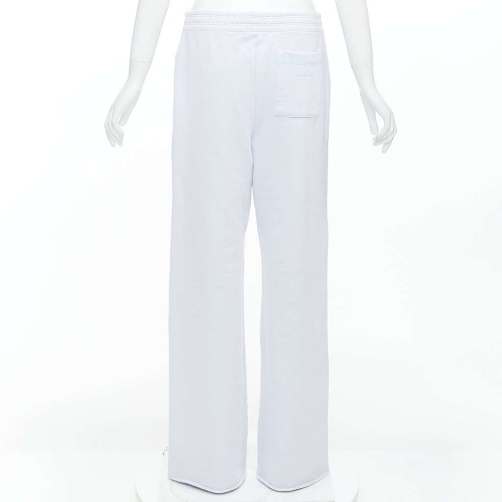 Acne Studios Contrast Stitch Pants Blue Cotton Very good condition - Box View