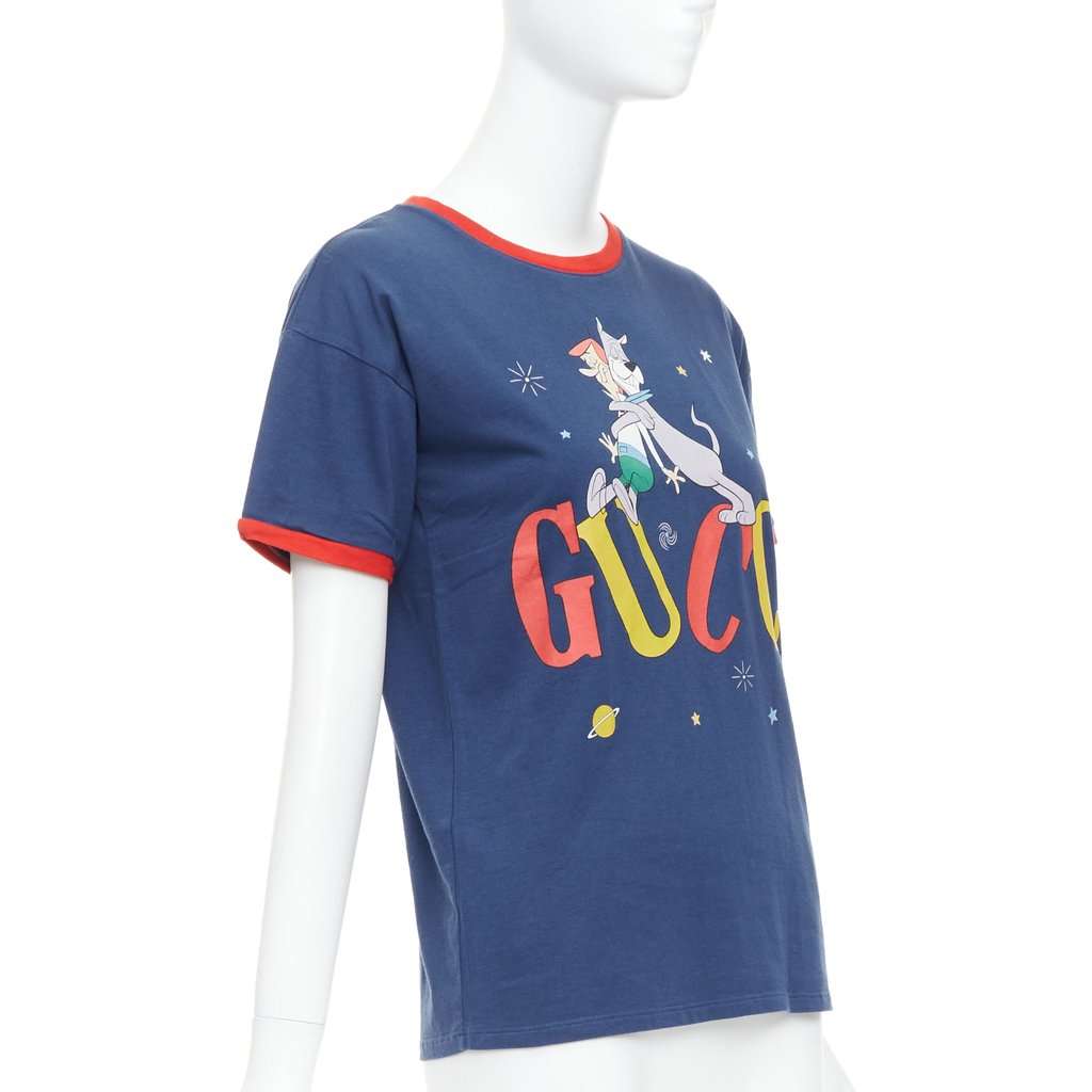 Gucci Jetsons Ringer Tee Navy Cotton Never worn - Inside View
