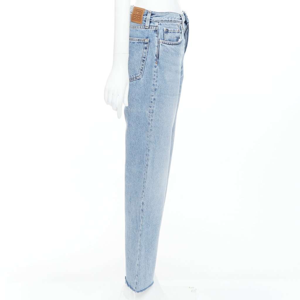 Toteme Classic Cut Blue Cotton Never worn - Model View