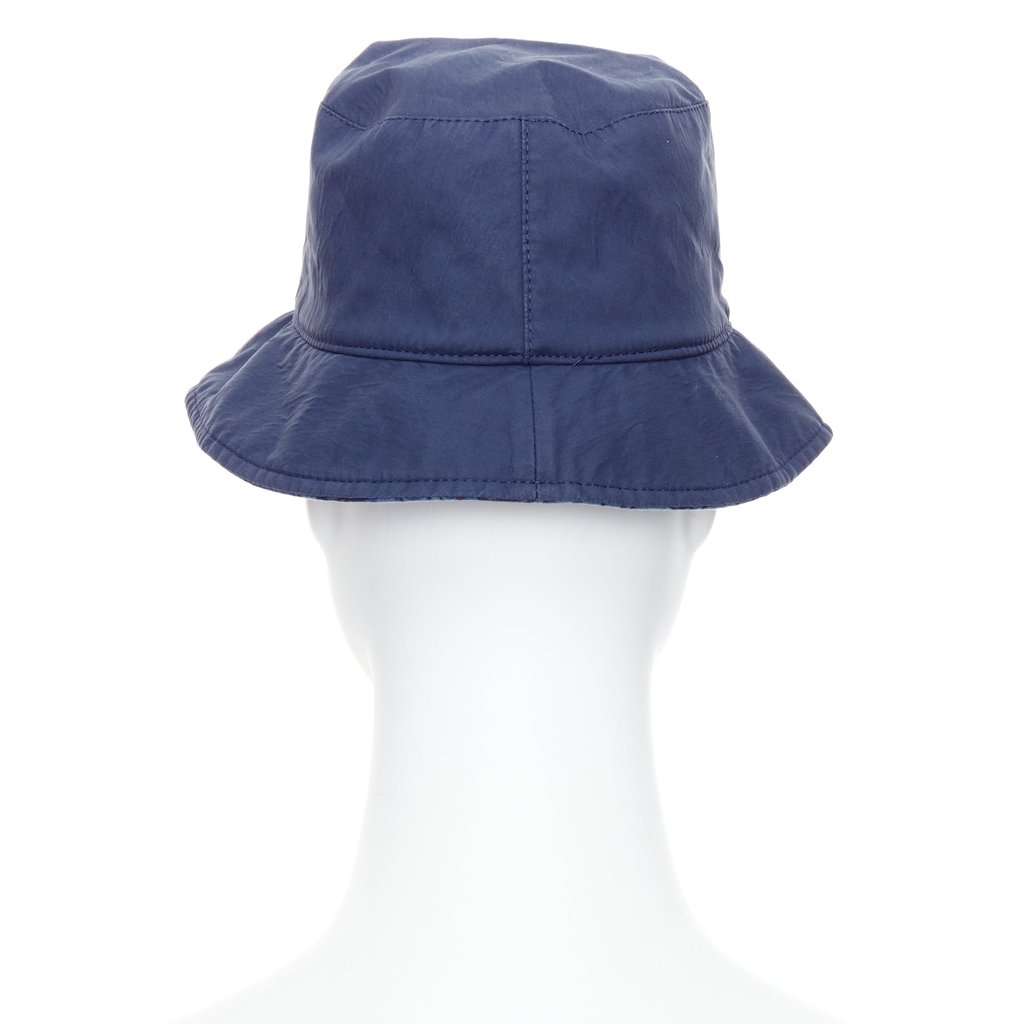 Dior Navy Monogram Hat T3 Blue Cotton Good condition - Box View