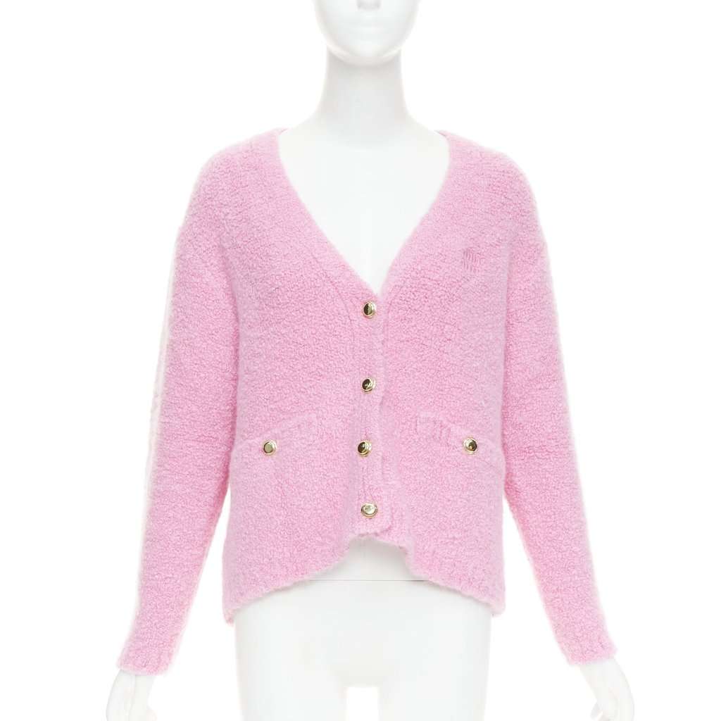 Miu Miu Pink Cashmere Knitwear Pink Cashmere Very good condition - Front View