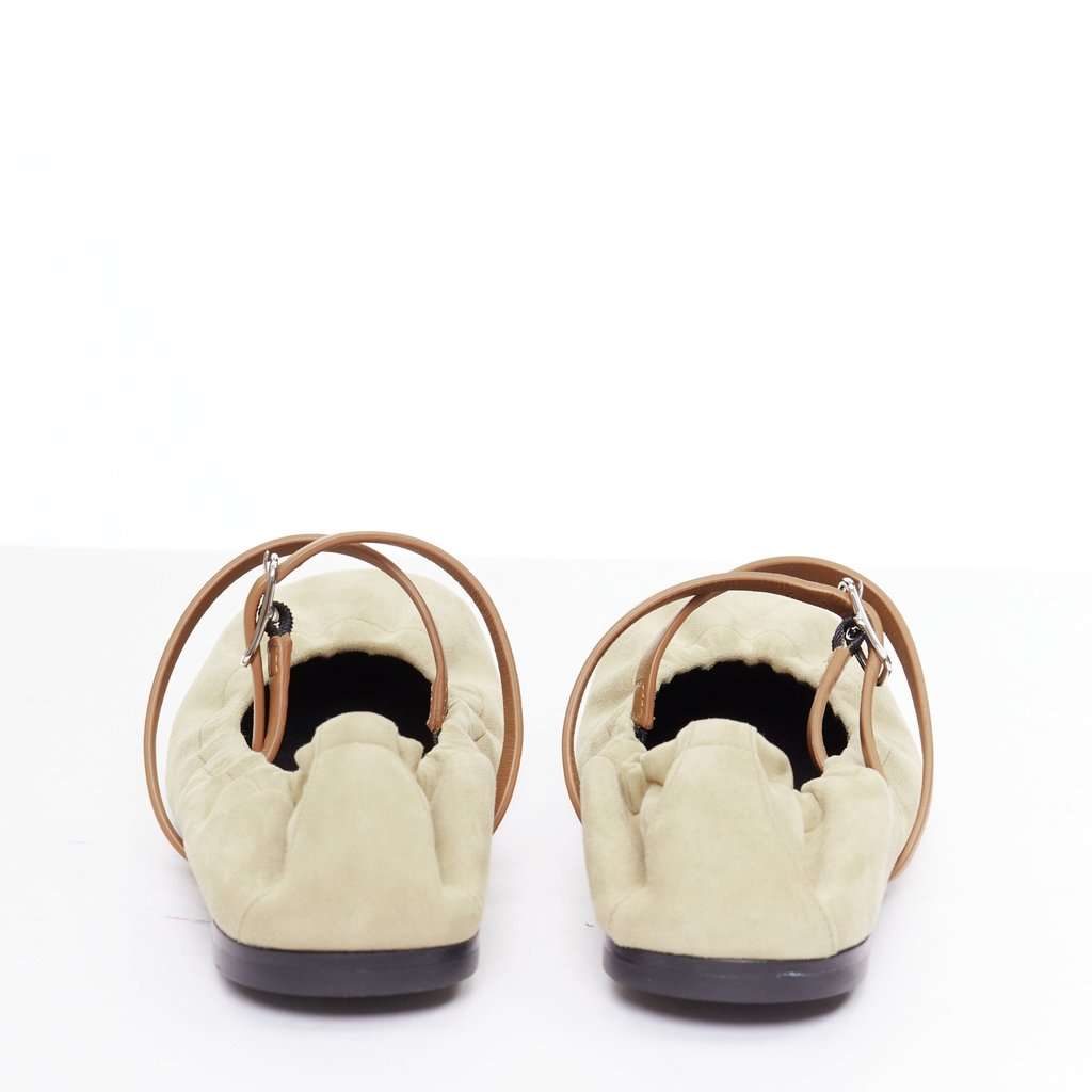 Hermès Jolly Beige Suede Very good condition - Model View