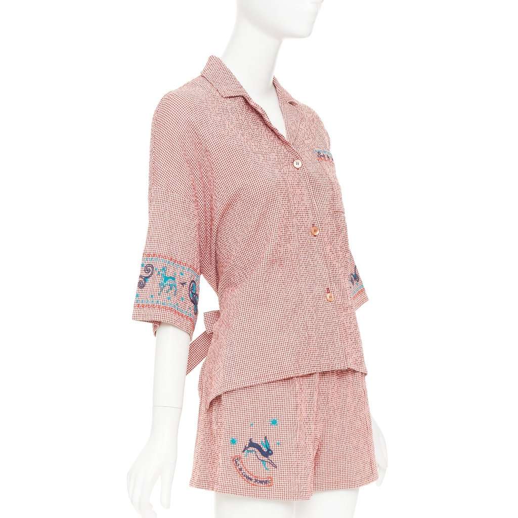 Hermès Red Cotton Top Red Cotton Very good condition - Inside View
