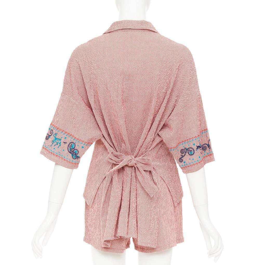Hermès Red Cotton Top Red Cotton Very good condition - Box View