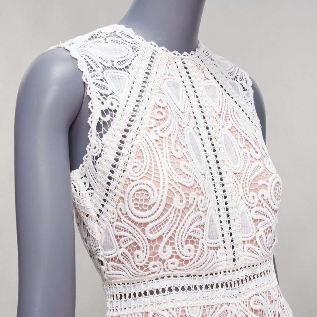 Alexis Makenna White Polyester Never worn, with tag - Back View