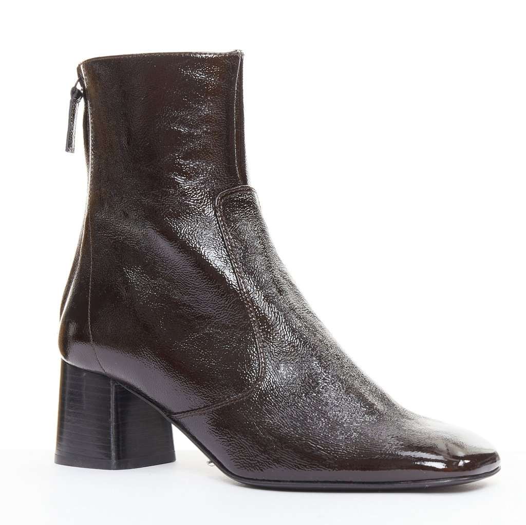 Sandro Black Leather Boots Black Leather Never worn - Back View