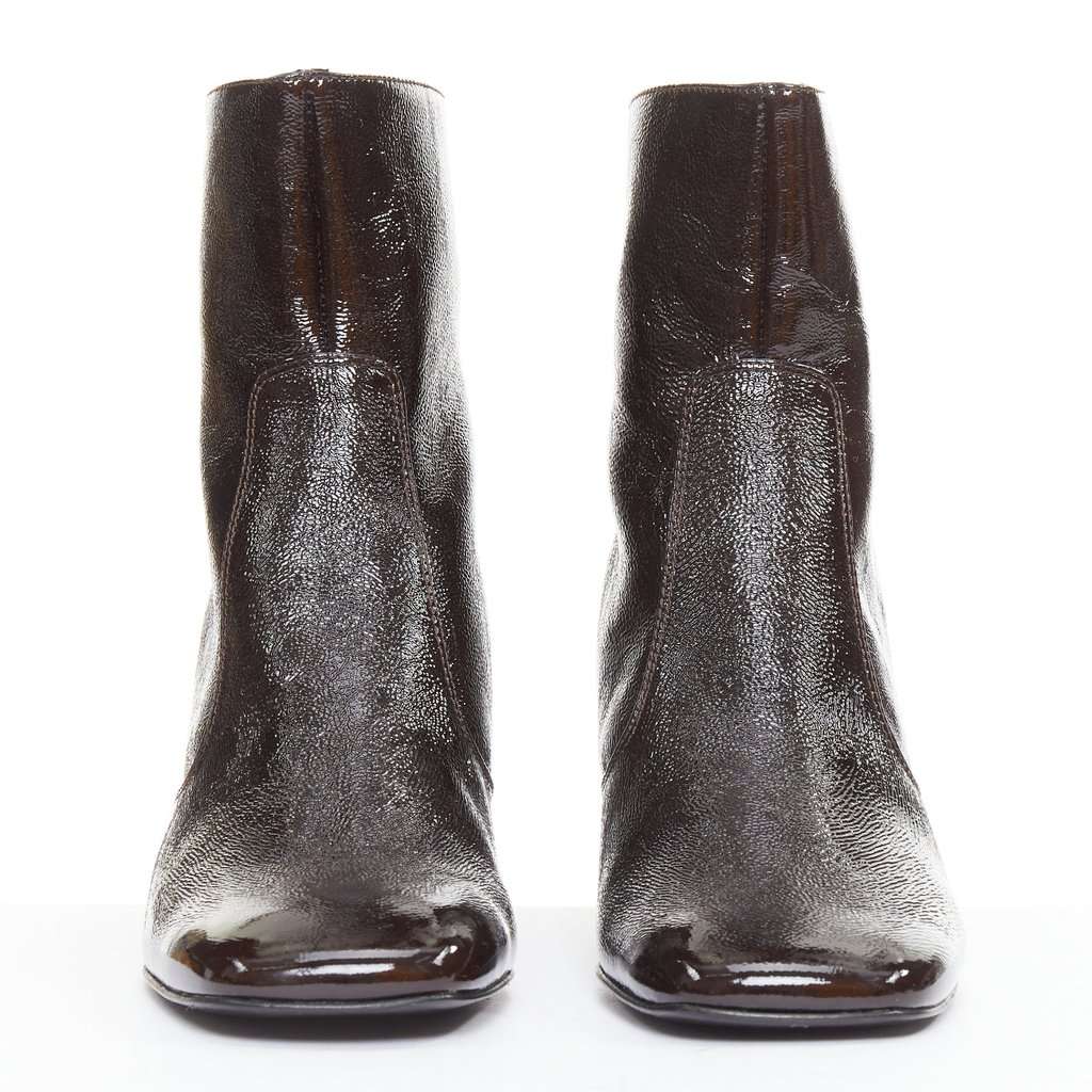 Sandro Black Leather Boots Black Leather Never worn - Inside View