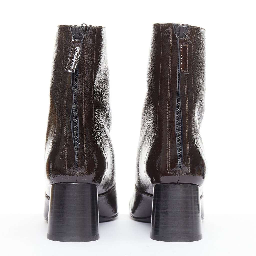 Sandro Black Leather Boots Black Leather Never worn - Box View