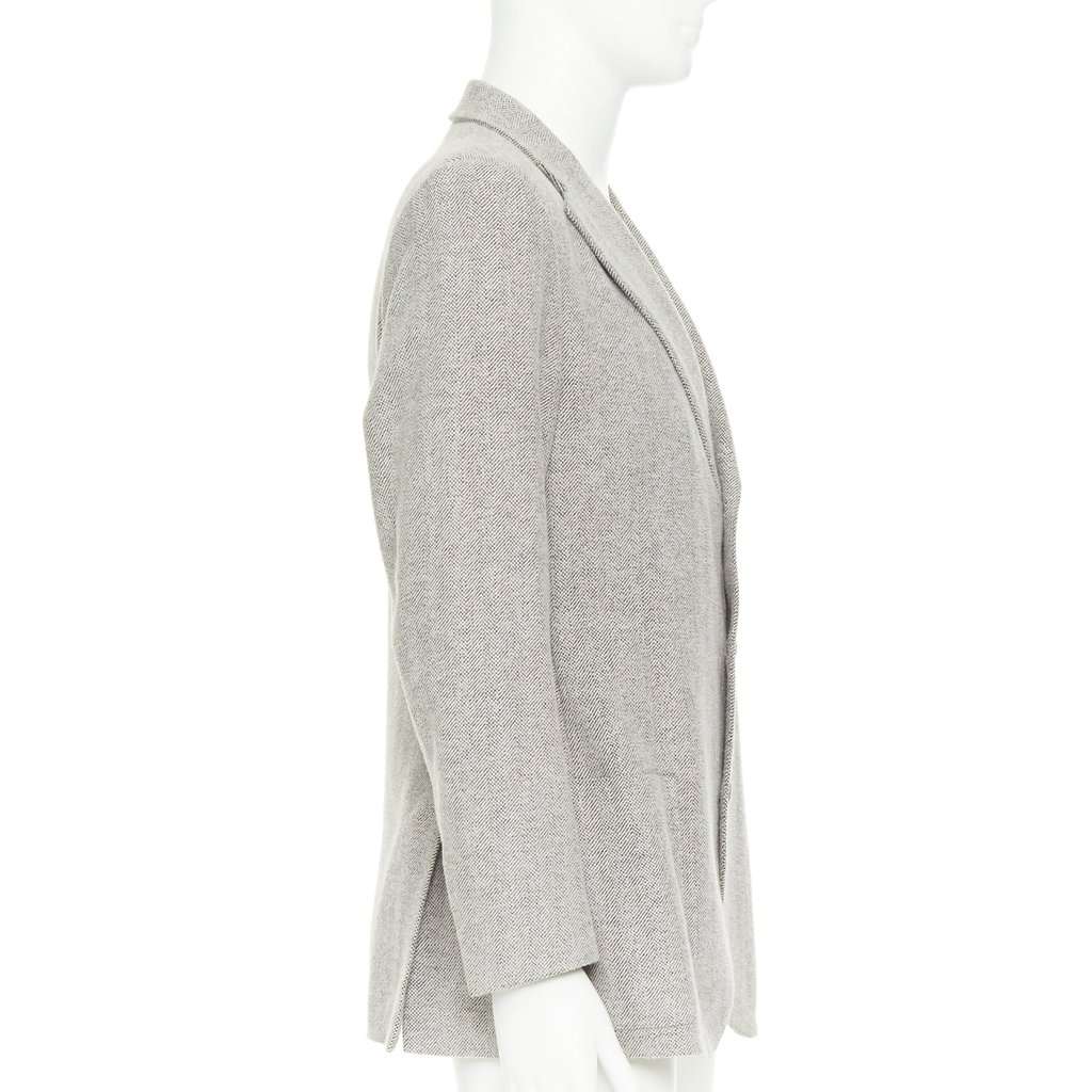 Loro Piana Grey Cotton Jacket Grey Cotton Very good condition - Model View