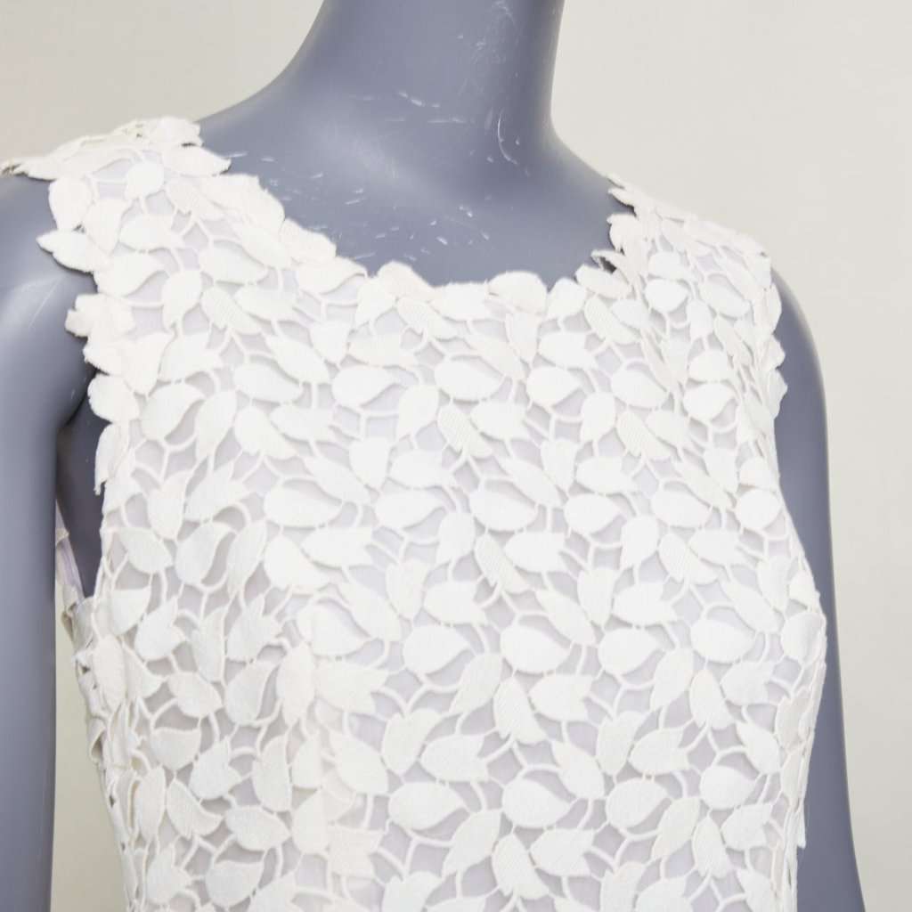 Oscar de la Renta Iso Beige Cotton Good condition - Back View