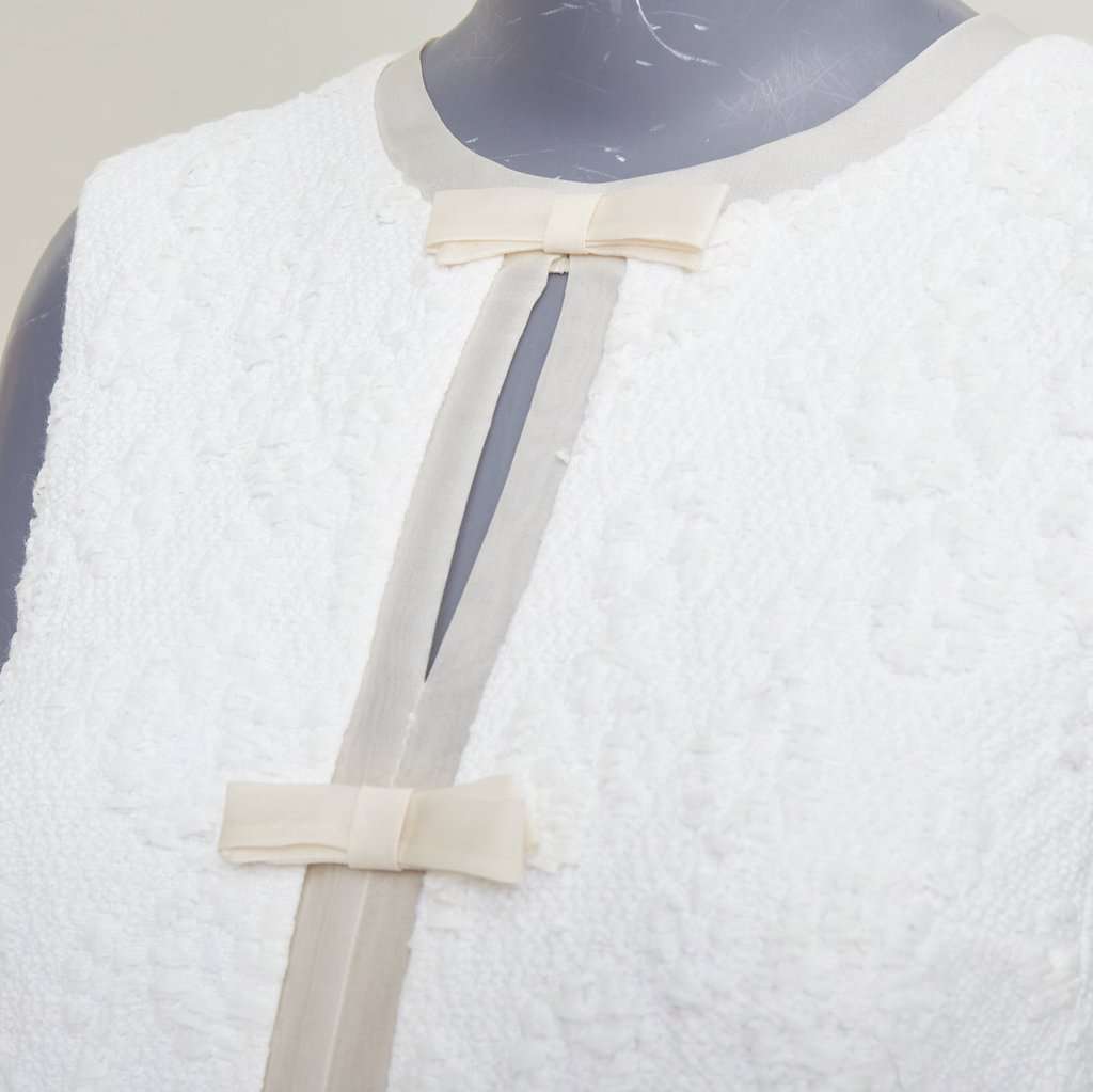 Giambattista Valli White Polyester Dress White Polyester Good condition - Back View
