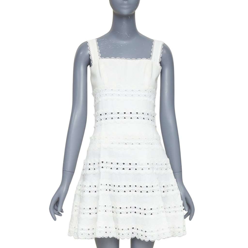 Zimmermann White Linen Dress White Linen Very good condition - Front View