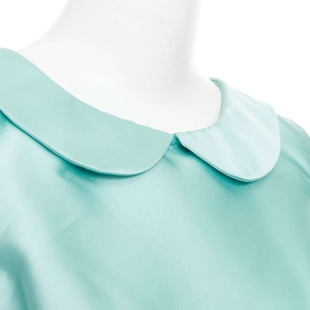 Rochas RCA421A Blue Polyester Never worn, with tag - Back View