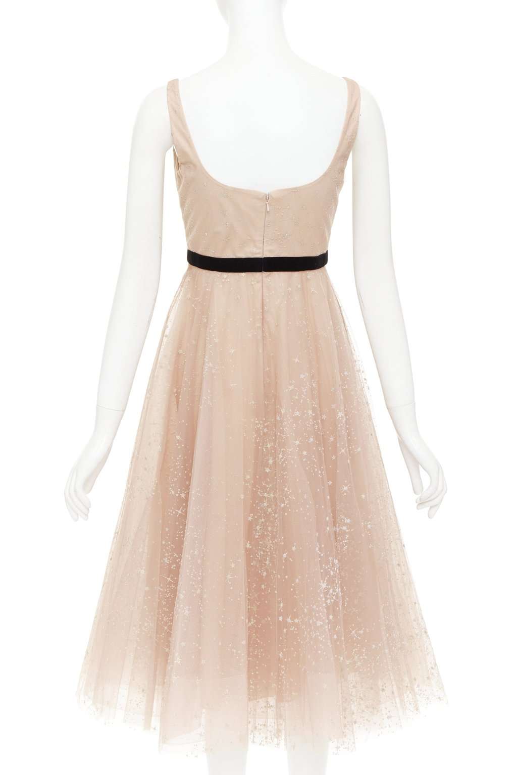 Marchesa Beige Polyester Dress Beige Polyester Very good condition - Box View