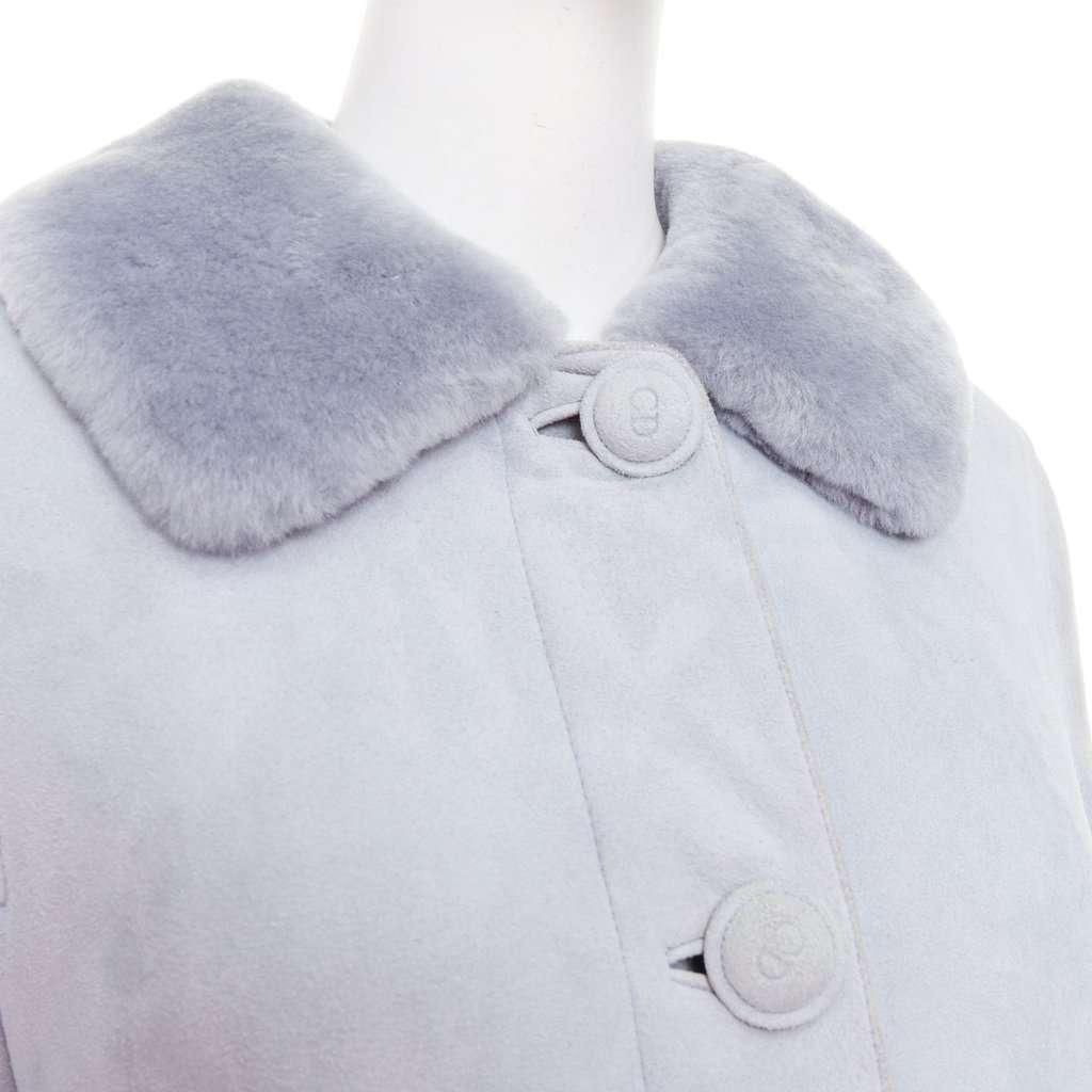 Dior 7H20080140 Blue Suede Fair condition - Back View