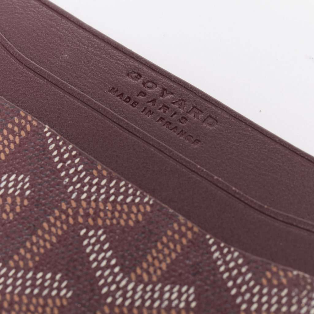 Goyard Burgundy Wallet Burgundy Very good condition - Back View