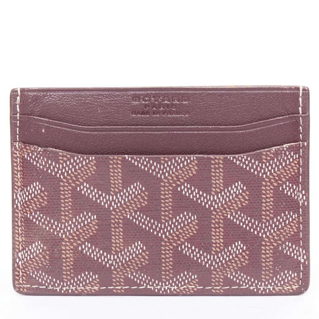 Goyard Burgundy Wallet Burgundy Very good condition - Model View