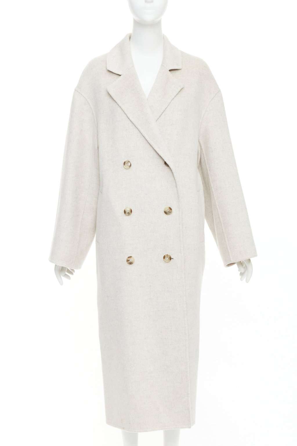 LOULOU STUDIO Borneo Grey Wool Very good condition - Front View