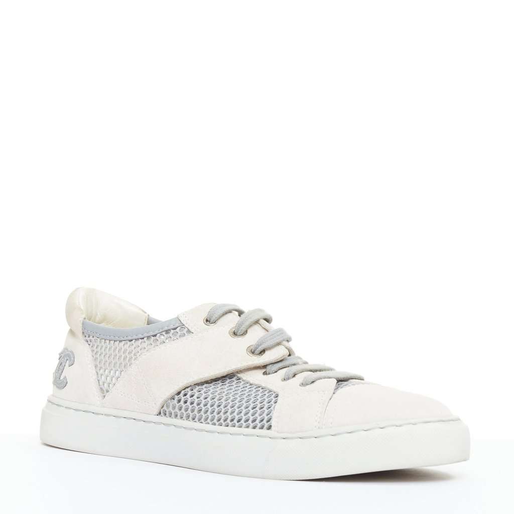Chanel Ecru Polyester Trainers Beige Polyester Very good condition - Back View