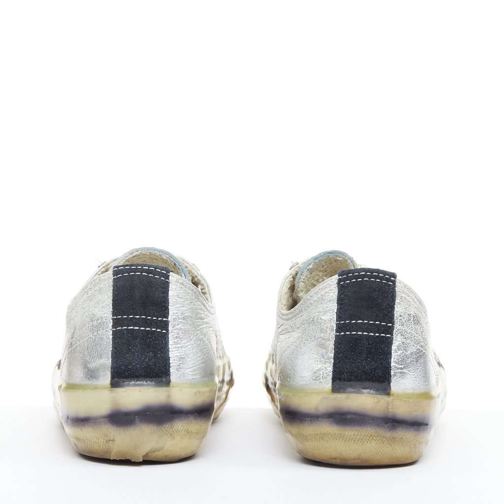 Golden Goose May Grey Leather Good condition - Box View