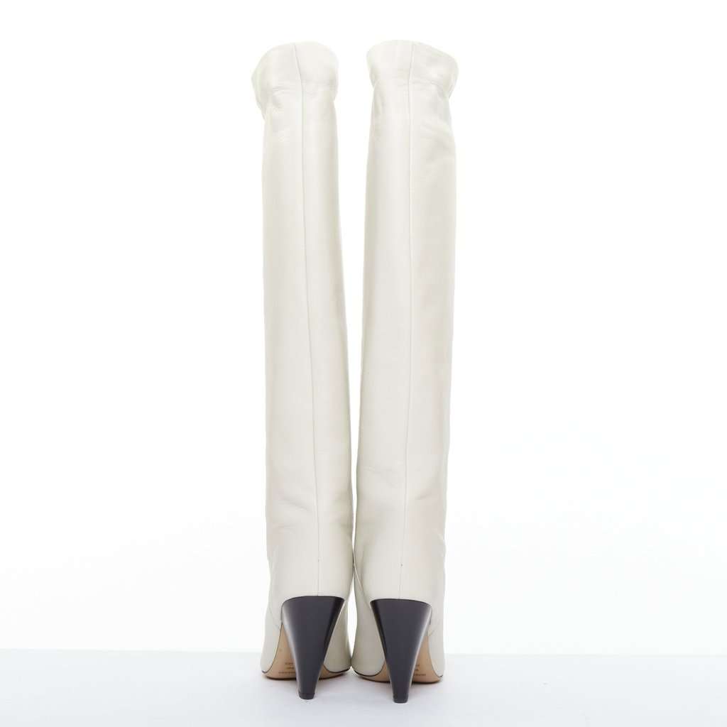 Isabel Marant Loens Beige Leather Good condition - Box View