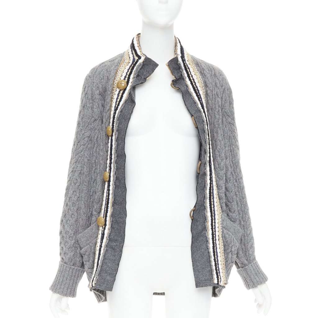 Sacai Grey Wool Knitwear Grey Wool Very good condition - Inside View
