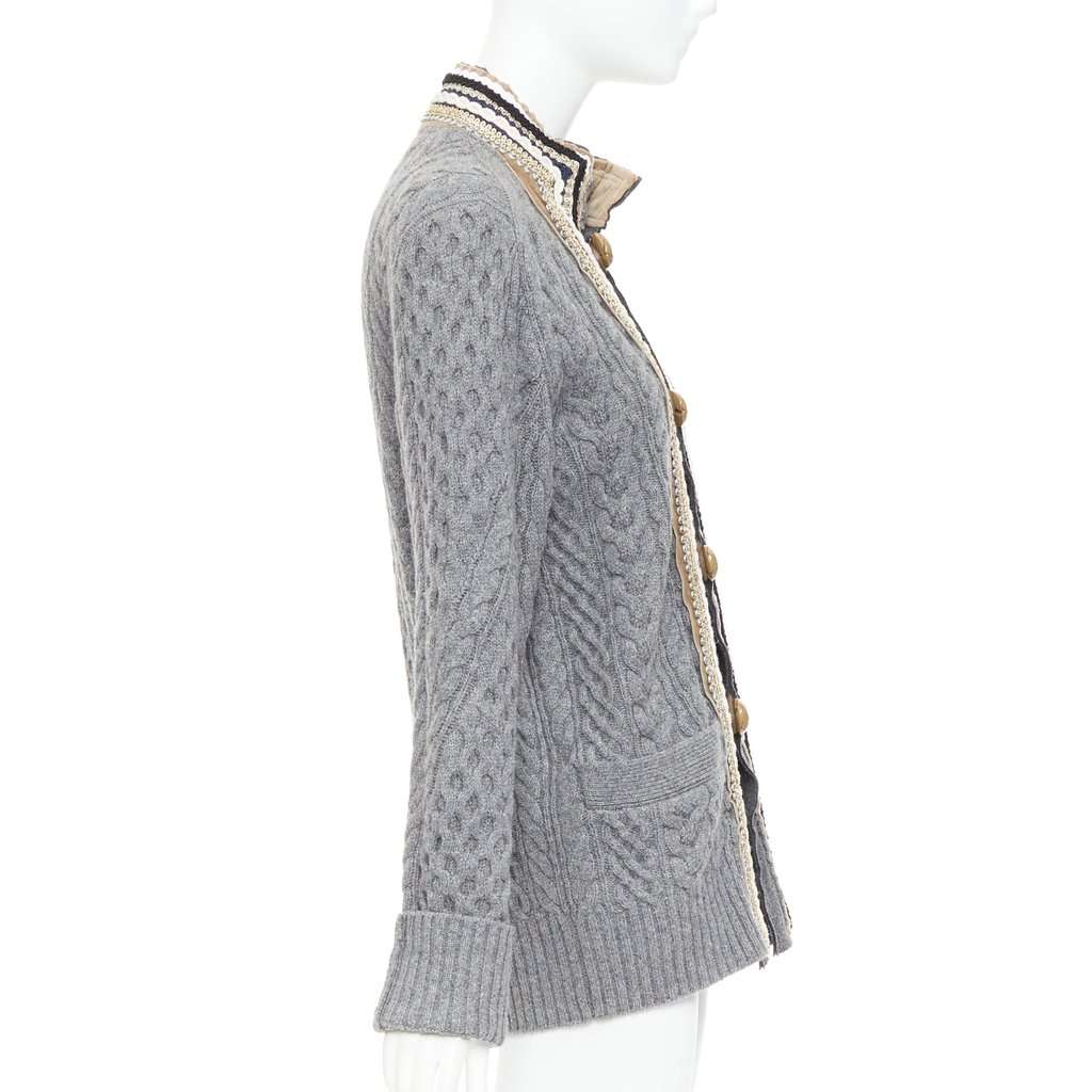 Sacai Grey Wool Knitwear Grey Wool Very good condition - Box View
