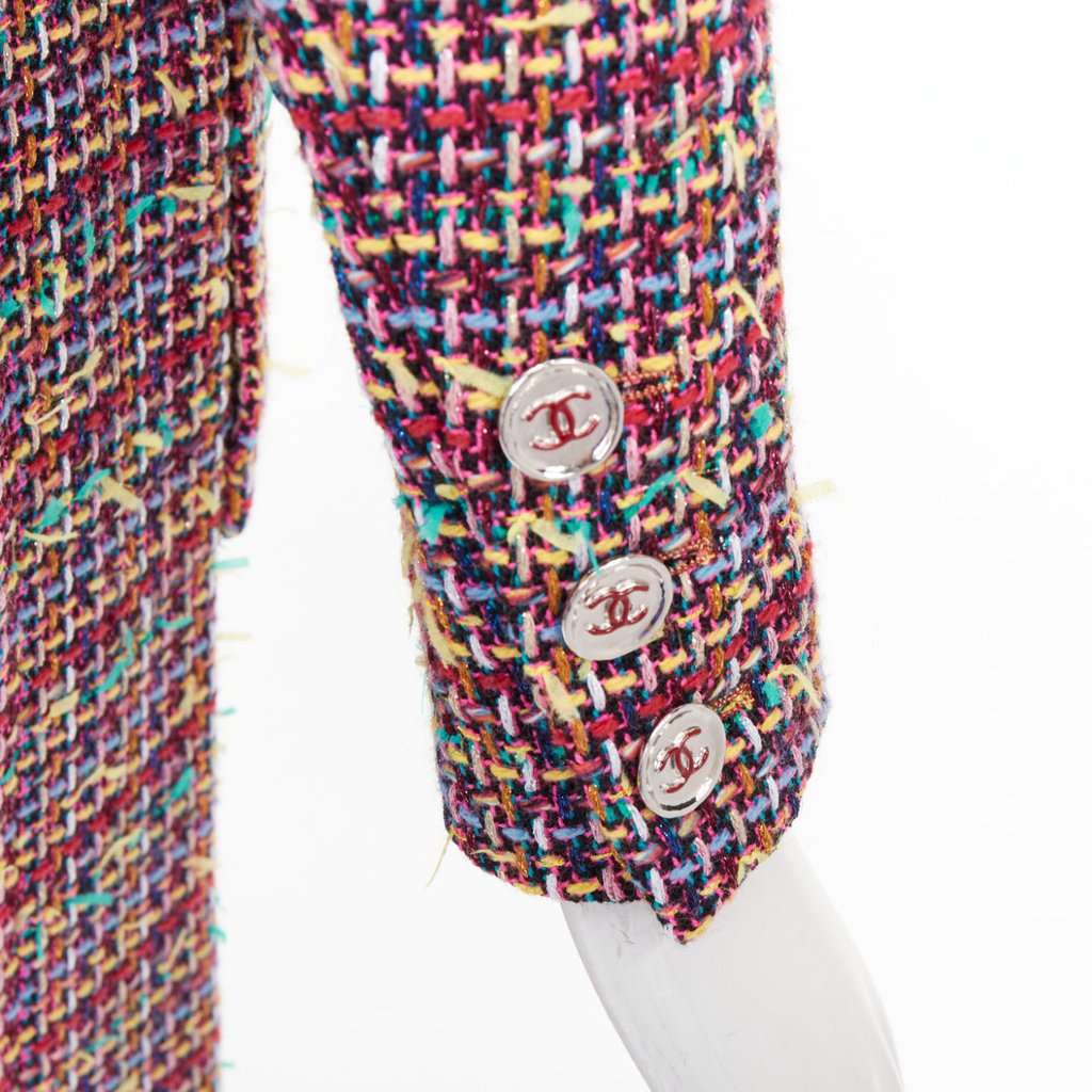 Chanel MultiColor Wool Coat MultiColor Wool Very good condition - Back View