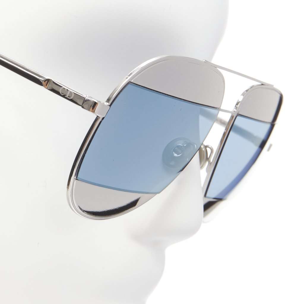 Dior Split 0103J Blue Metal Never worn - Back View